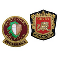 3" X 3" Embroidered Bullion Crest